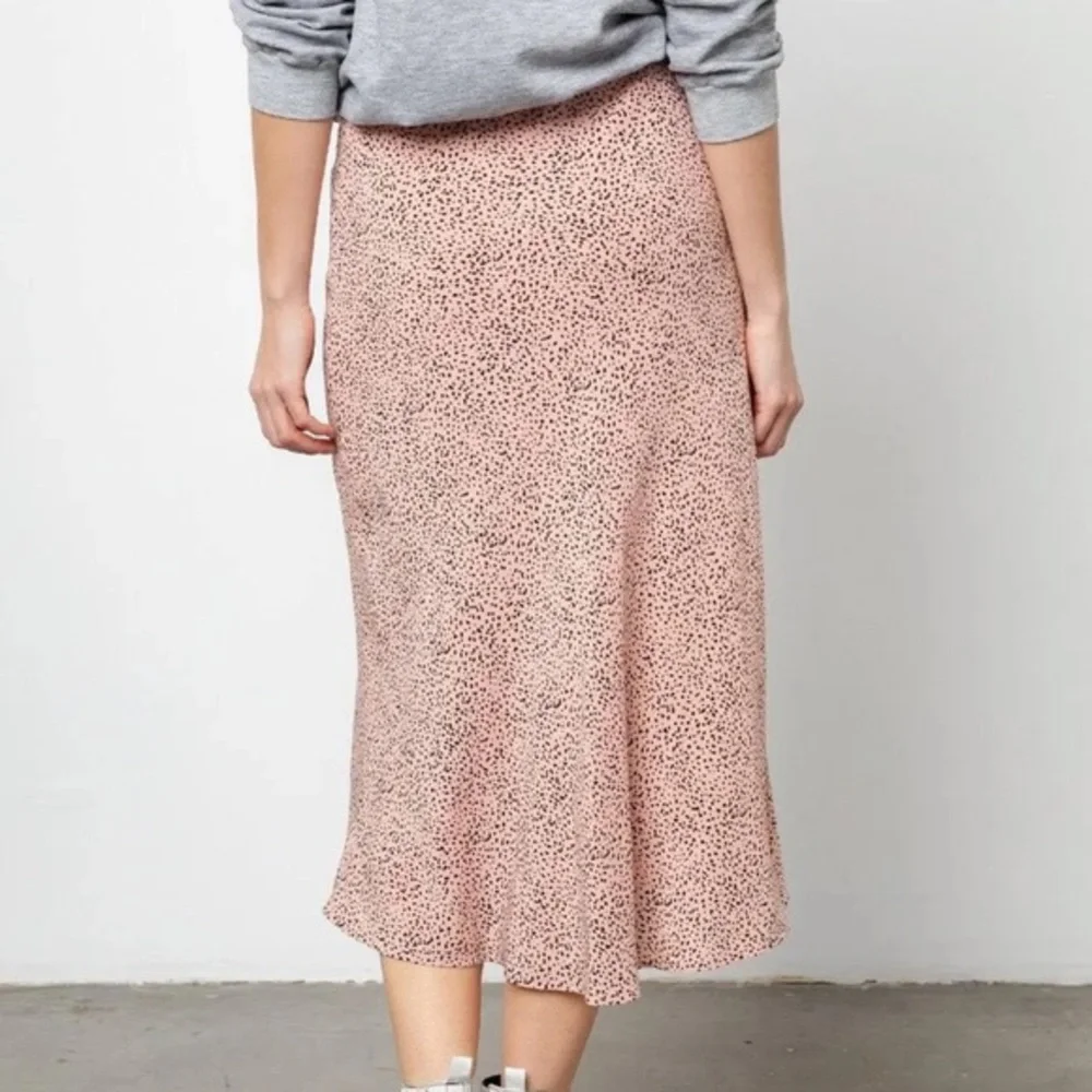 Rails Anya Rose Spotted Lined Midi Skirt